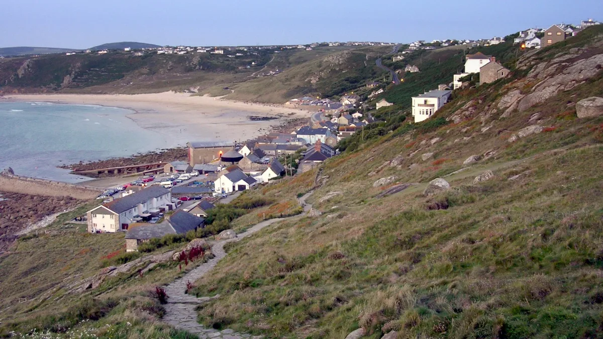 Sennen Cove Beach in United Kingdom