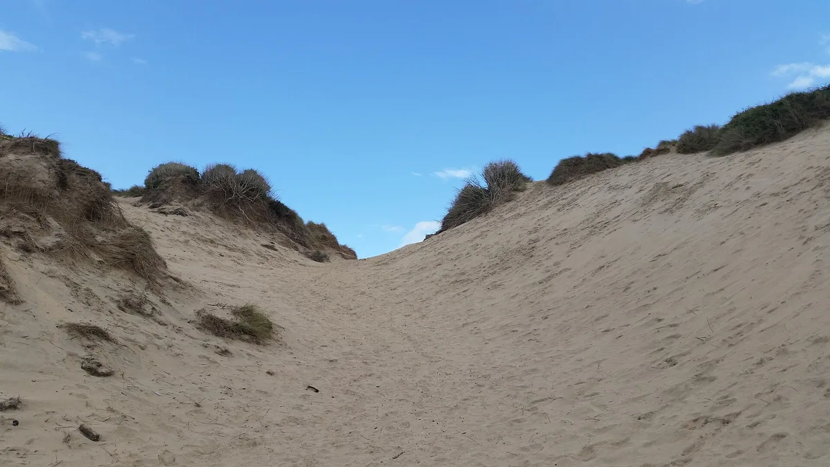 Crantock Beach in United Kingdom