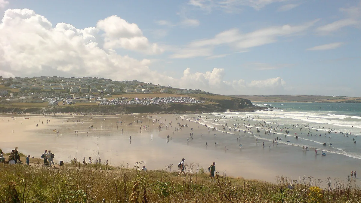 Polzeath Beach in United Kingdom