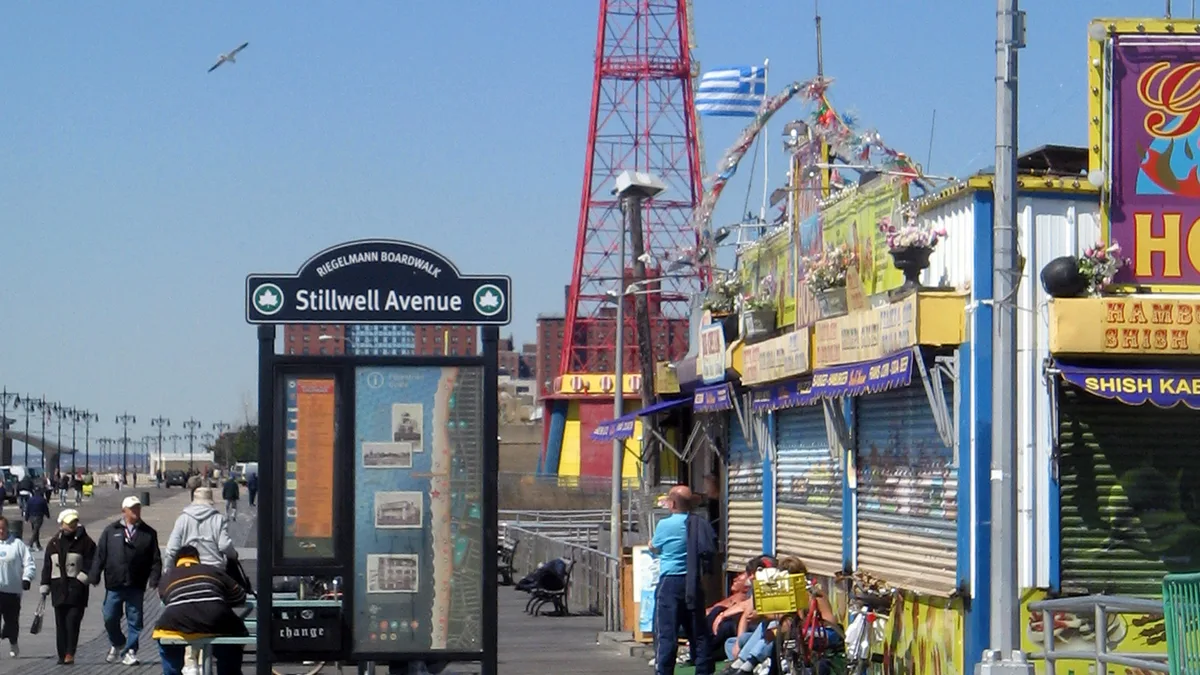 Coney Island Beach in United States