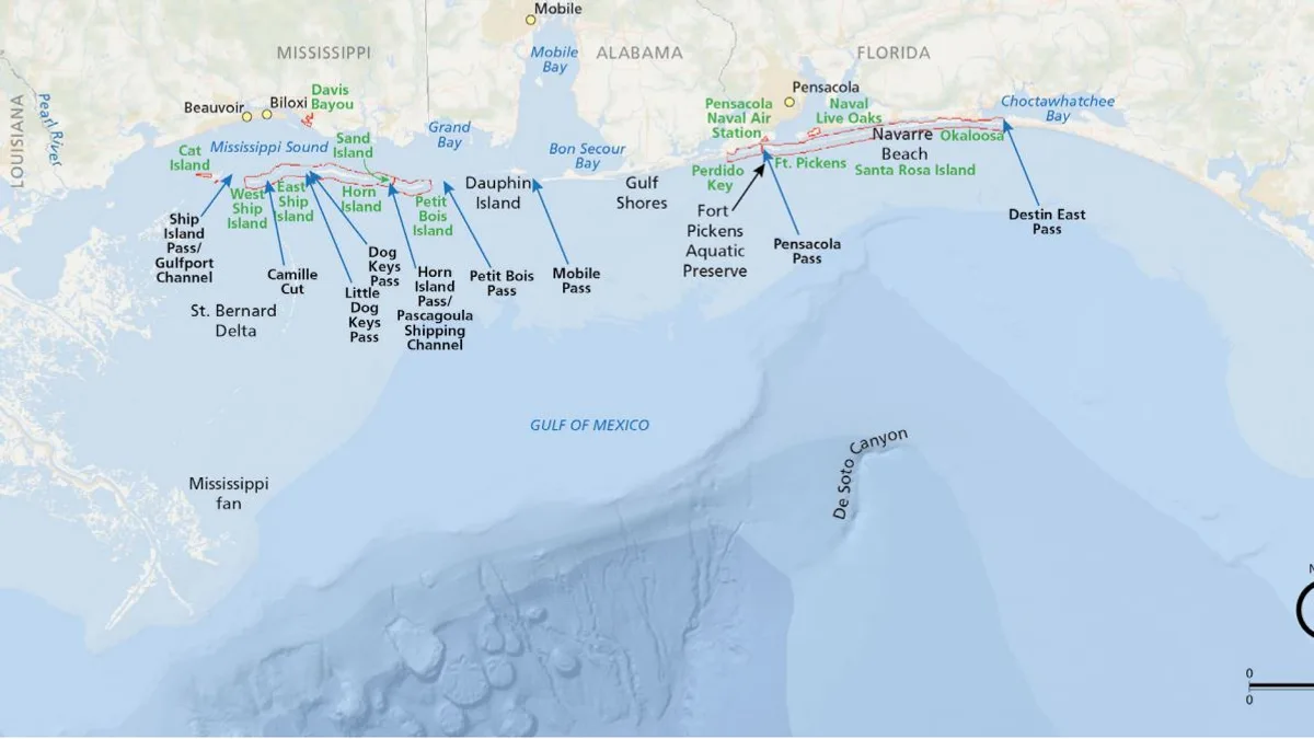 Gulf Islands National Seashore in United States