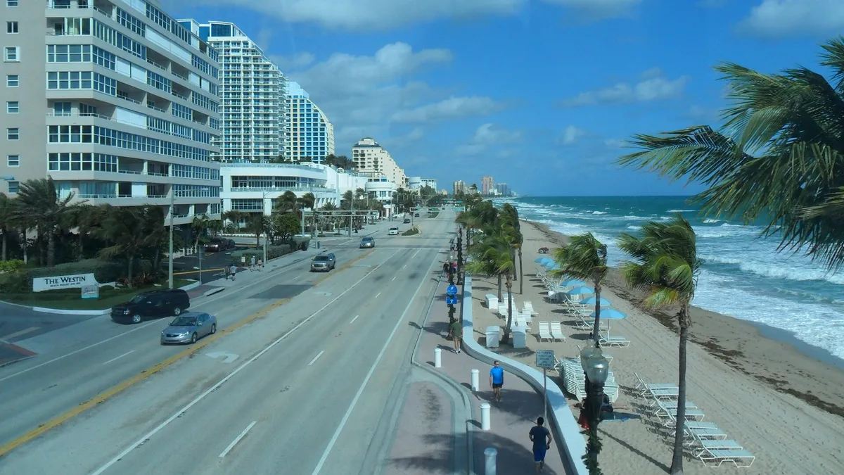 Fort Lauderdale Beach in United States
