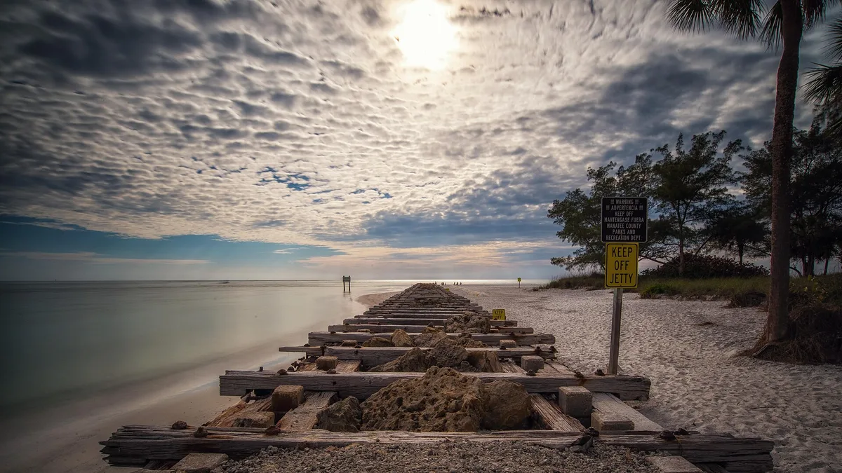 Coquina Beach in United States