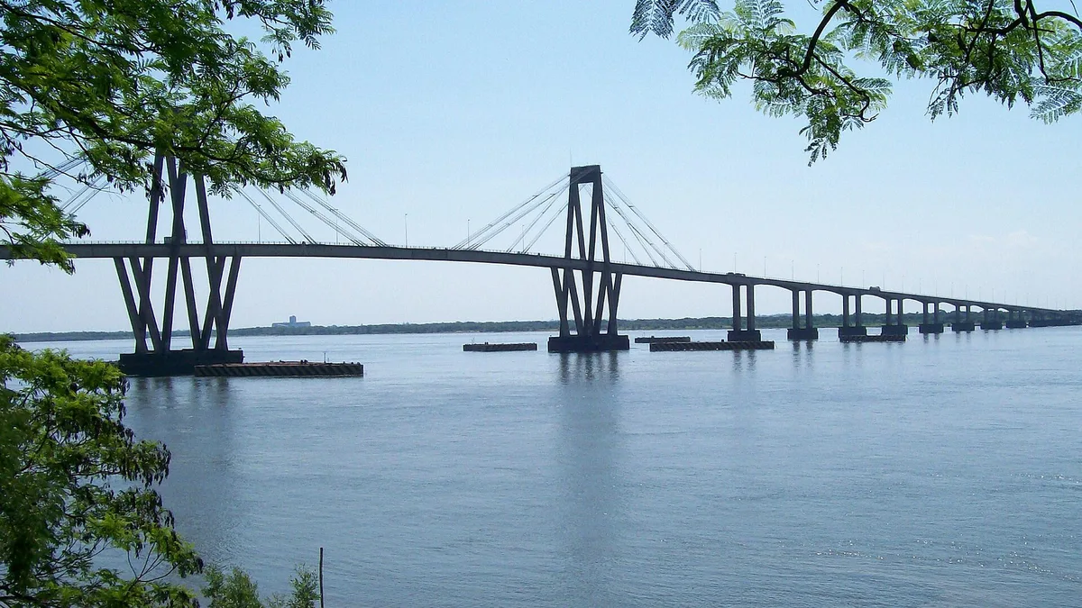 General Manuel Belgrano Bridge in Argentina
