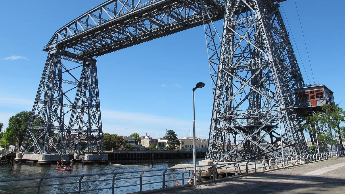 Puente Transbordador Nicolás Avellaneda in Argentina