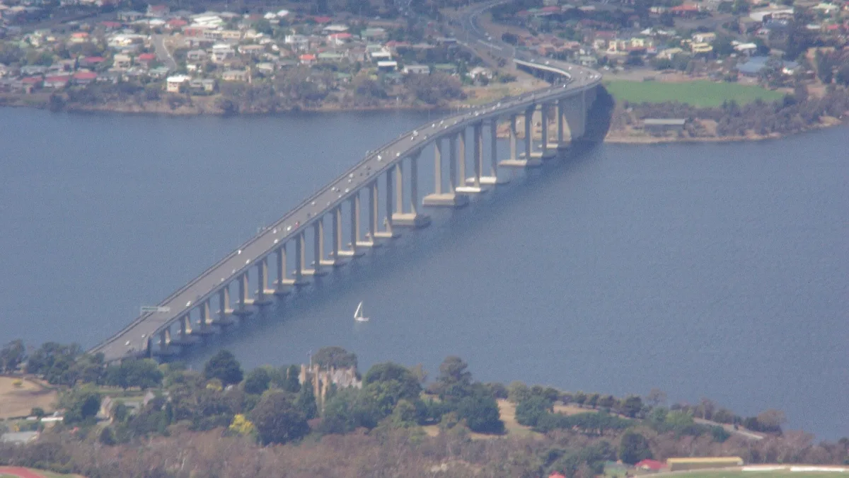 Tasman Bridge in Australia