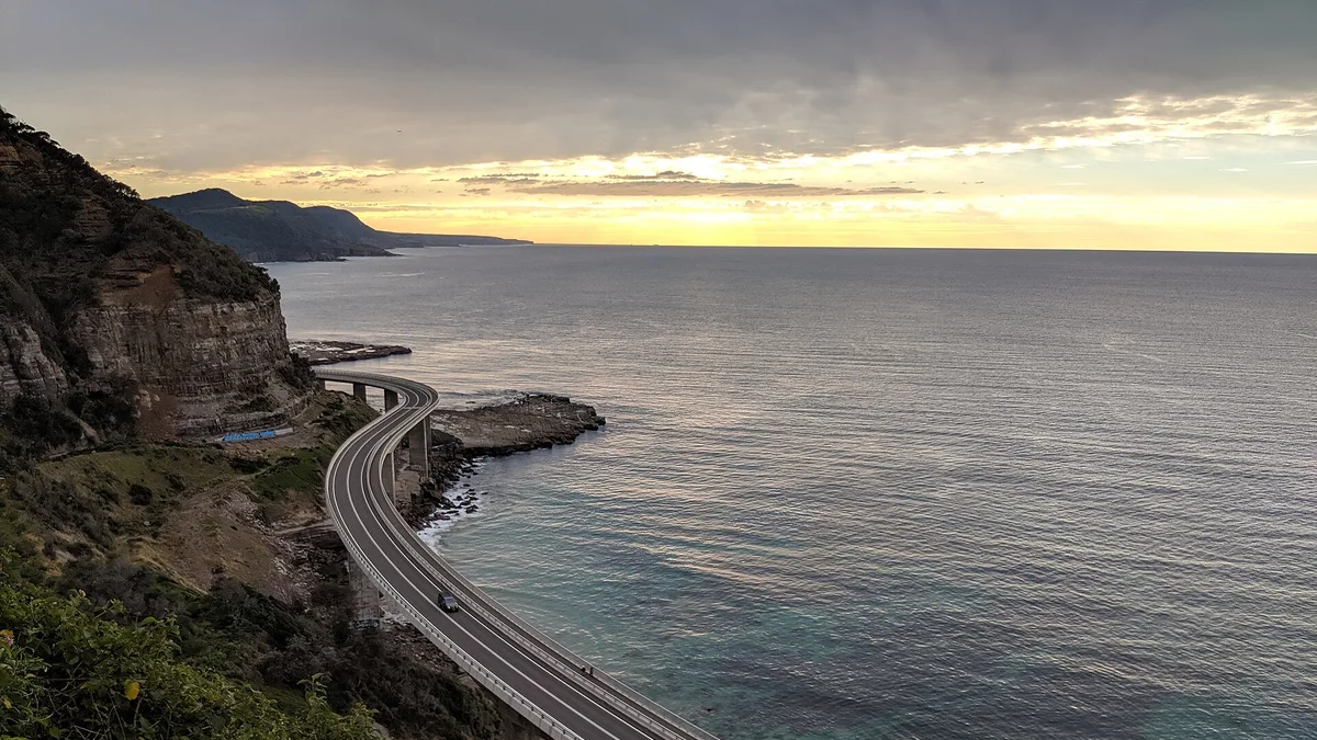 Sea Cliff Bridge in Australia