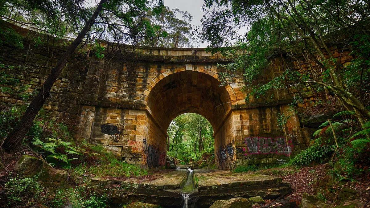 Lennox Bridge Glenbrook in Australia