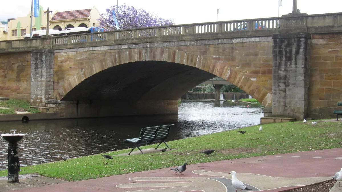 Lennox Bridge Parramatta in Australia