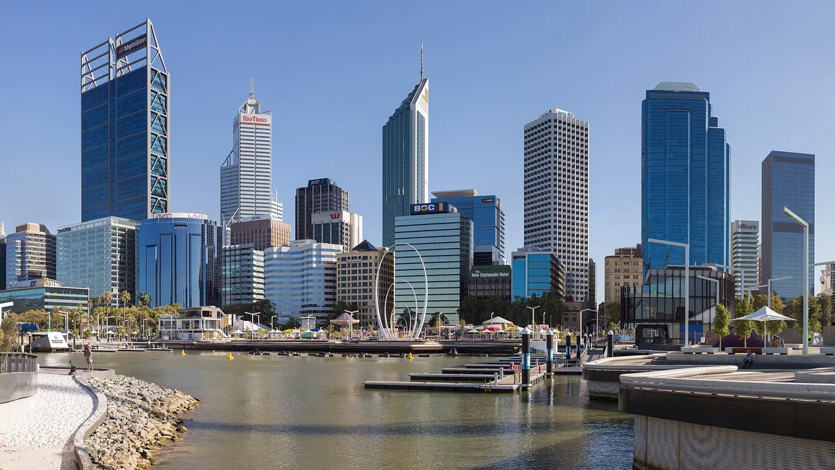 Elizabeth Quay Bridge in Australia