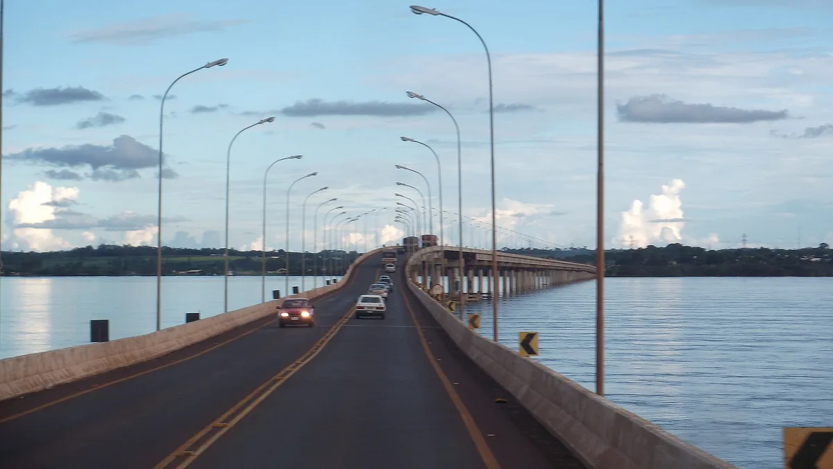 Ayrton Senna Bridge in Brazil