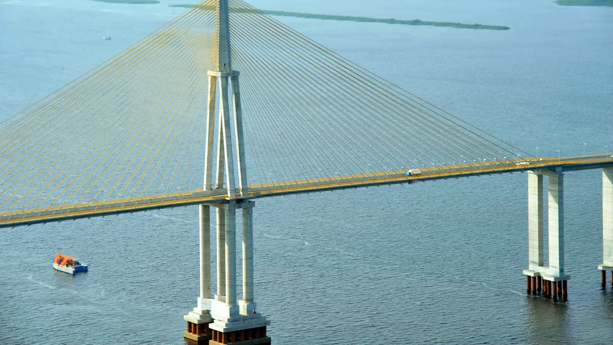 Rio Negro Bridge in Brazil