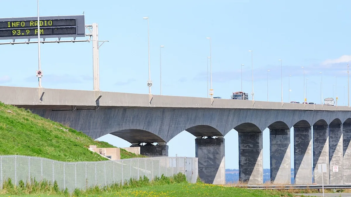 Confederation Bridge in Canada