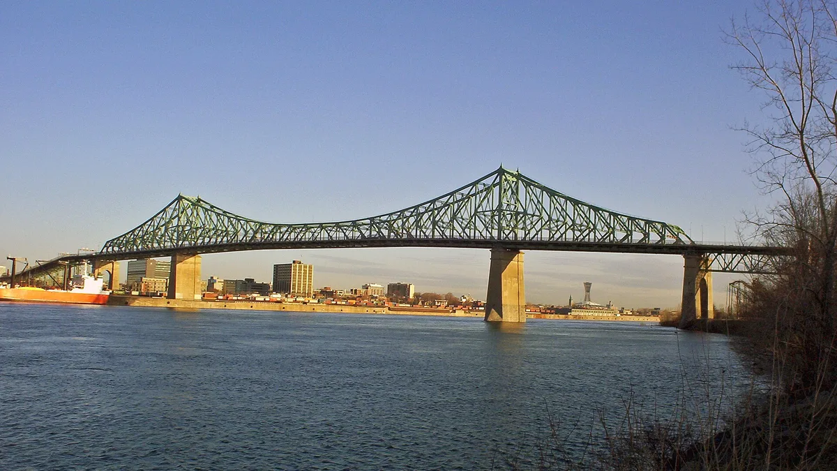 Jacques Cartier Bridge in Canada