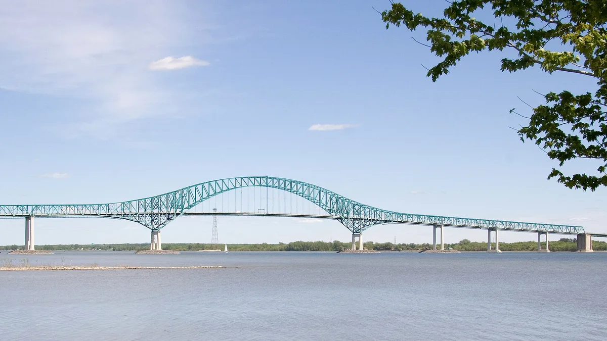 Laviolette Bridge in Canada