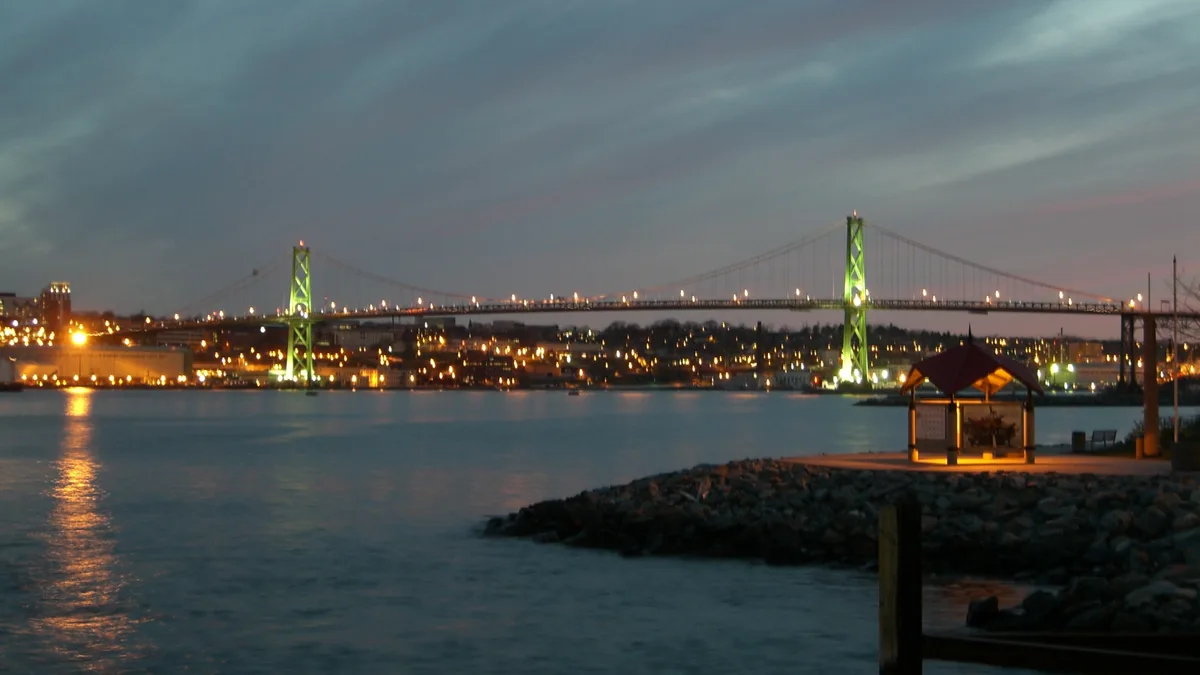 Angus L. Macdonald Bridge in Canada