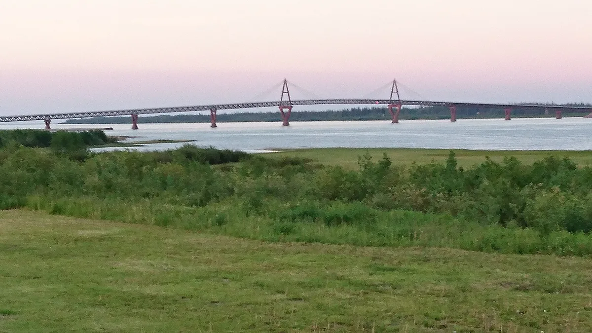 Deh Cho Bridge in Canada