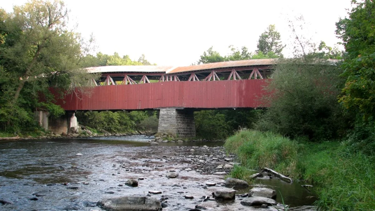 Powerscourt Covered Bridge in Canada