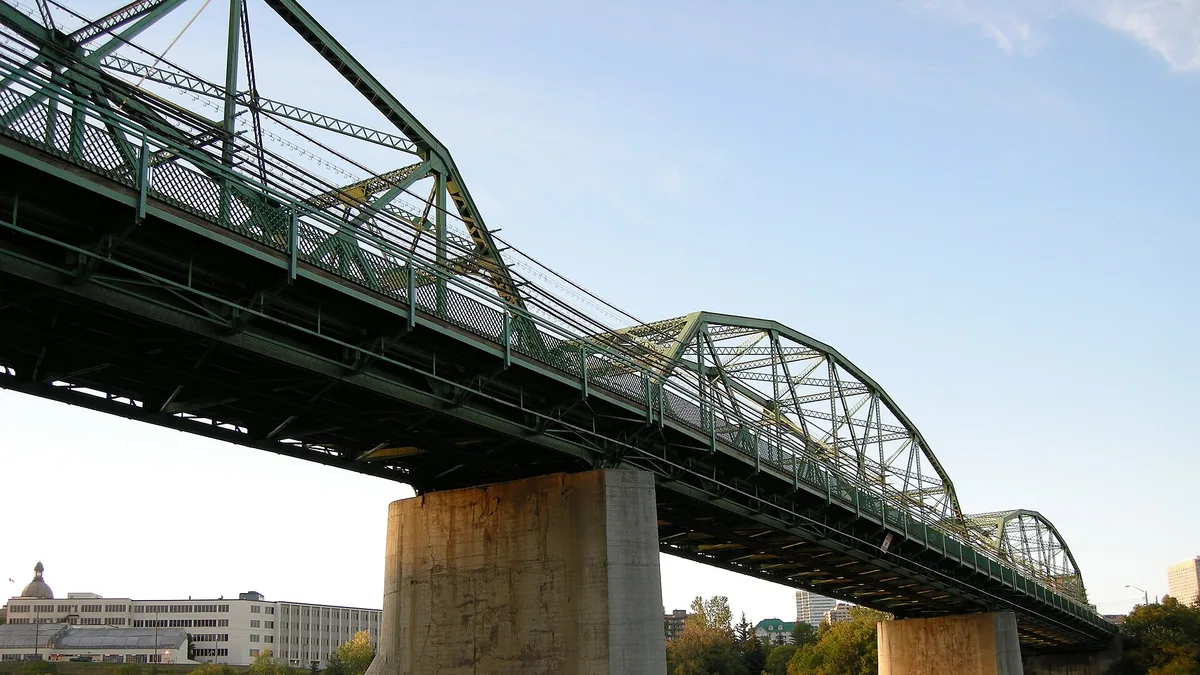 Walterdale Bridge in Canada