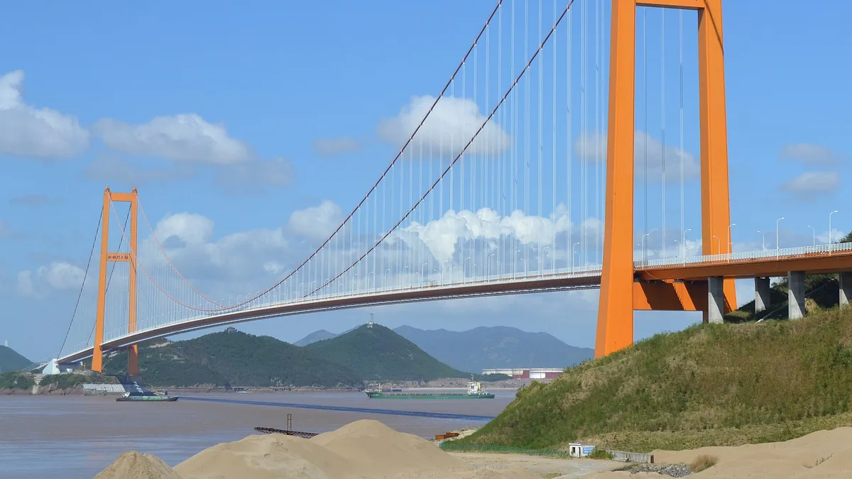 Xihoumen Bridge in China