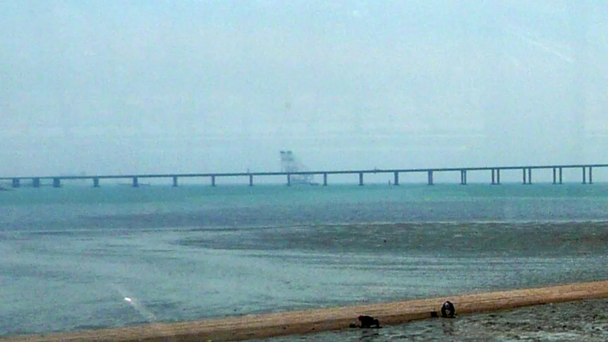 Qingdao Jiaozhou Bay Bridge in China