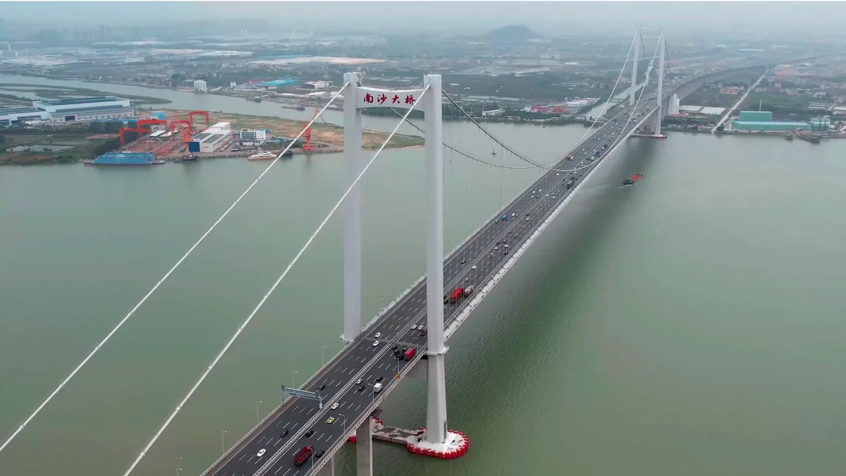 Nansha Bridge in China