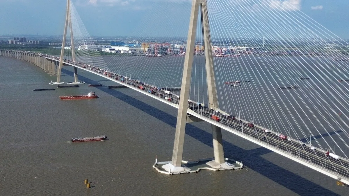 Sutong Yangtze River Bridge in China