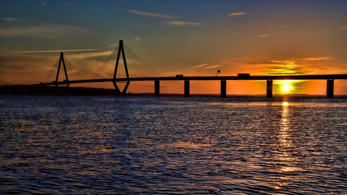 Farø South Bridge in Denmark