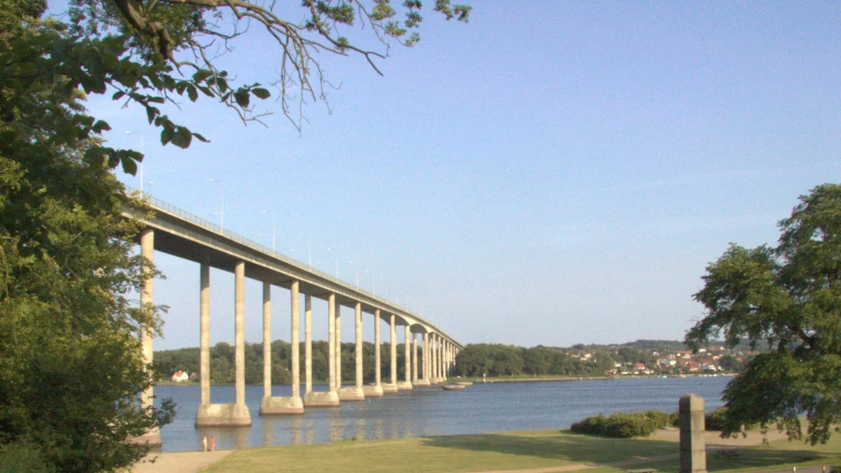 Svendborgsund Bridge in Denmark