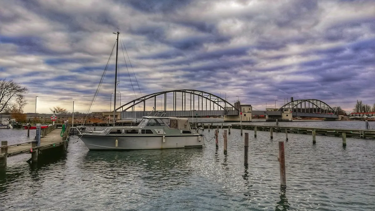 Guldborgsund Bridge in Denmark