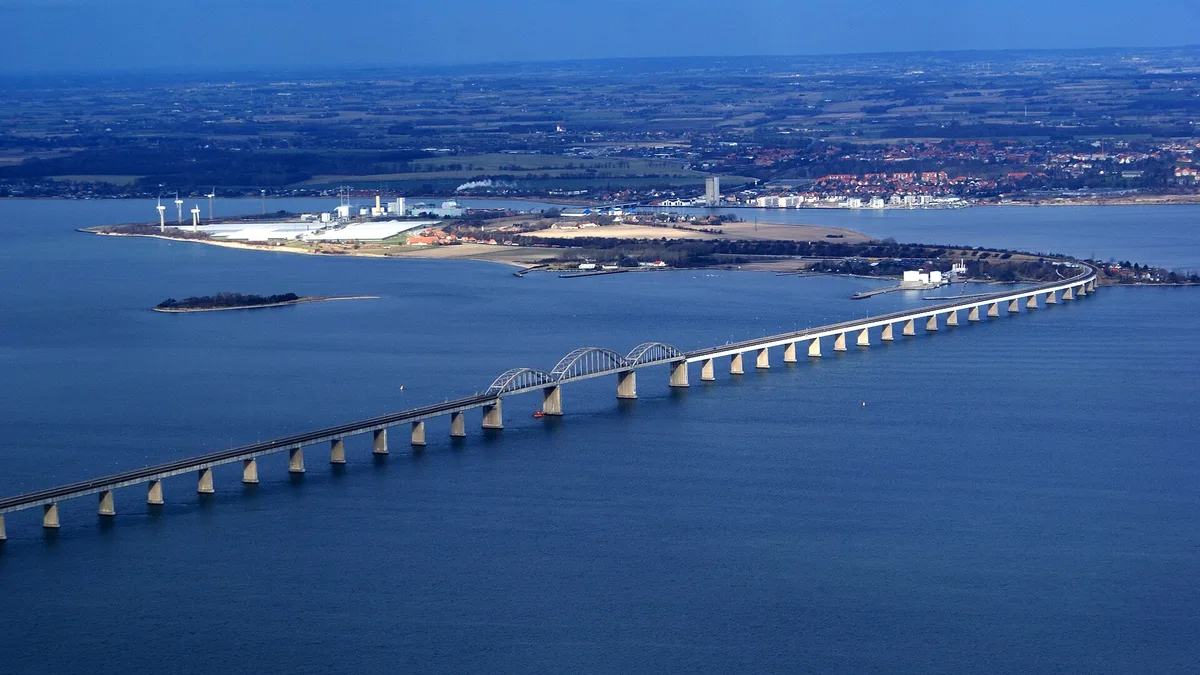 New Storstrøm Bridge in Denmark