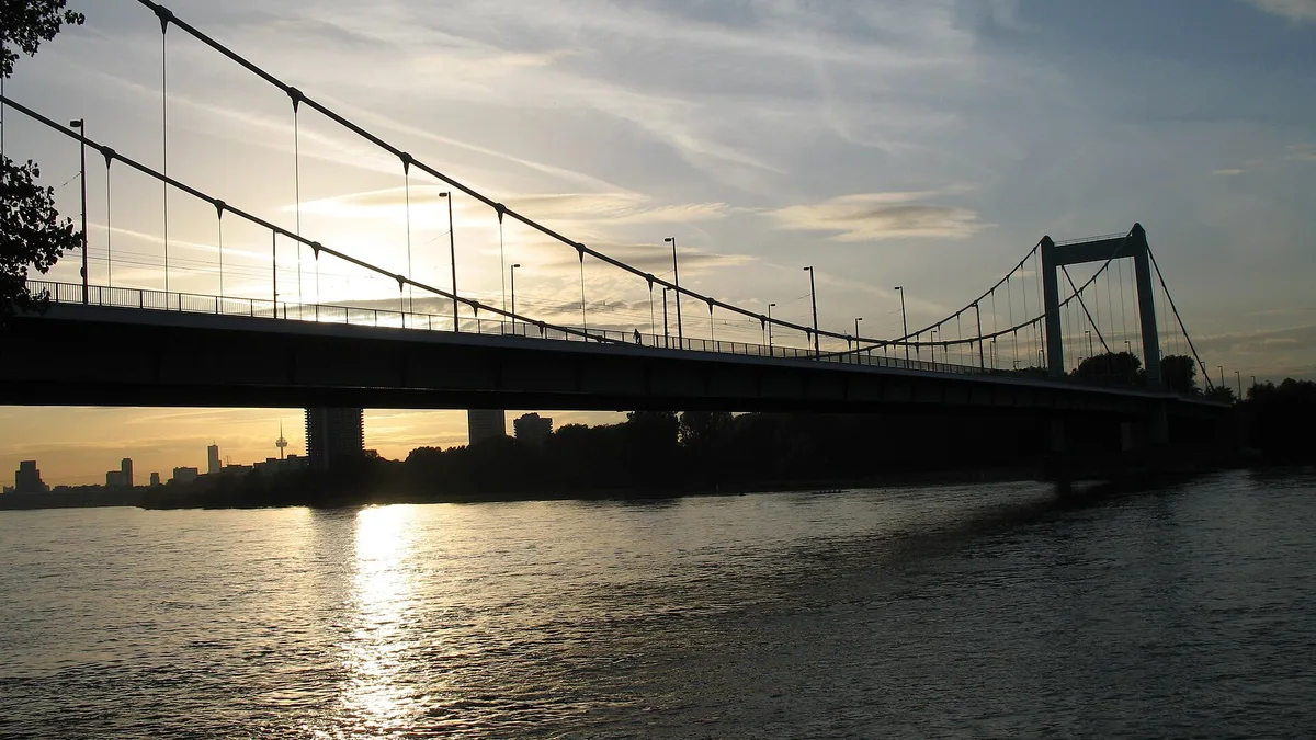 Cologne Mülheim Bridge in Germany