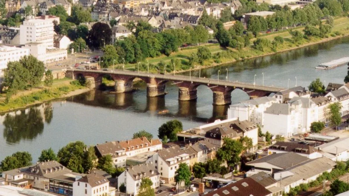 Roman Bridge Trier in Germany