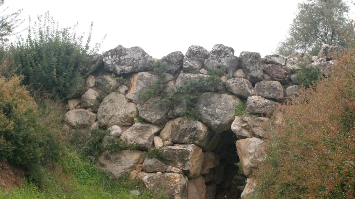 Arkadiko Bridge in Greece