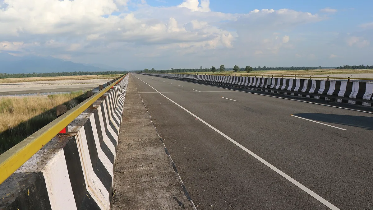 Dibang River Bridge in India