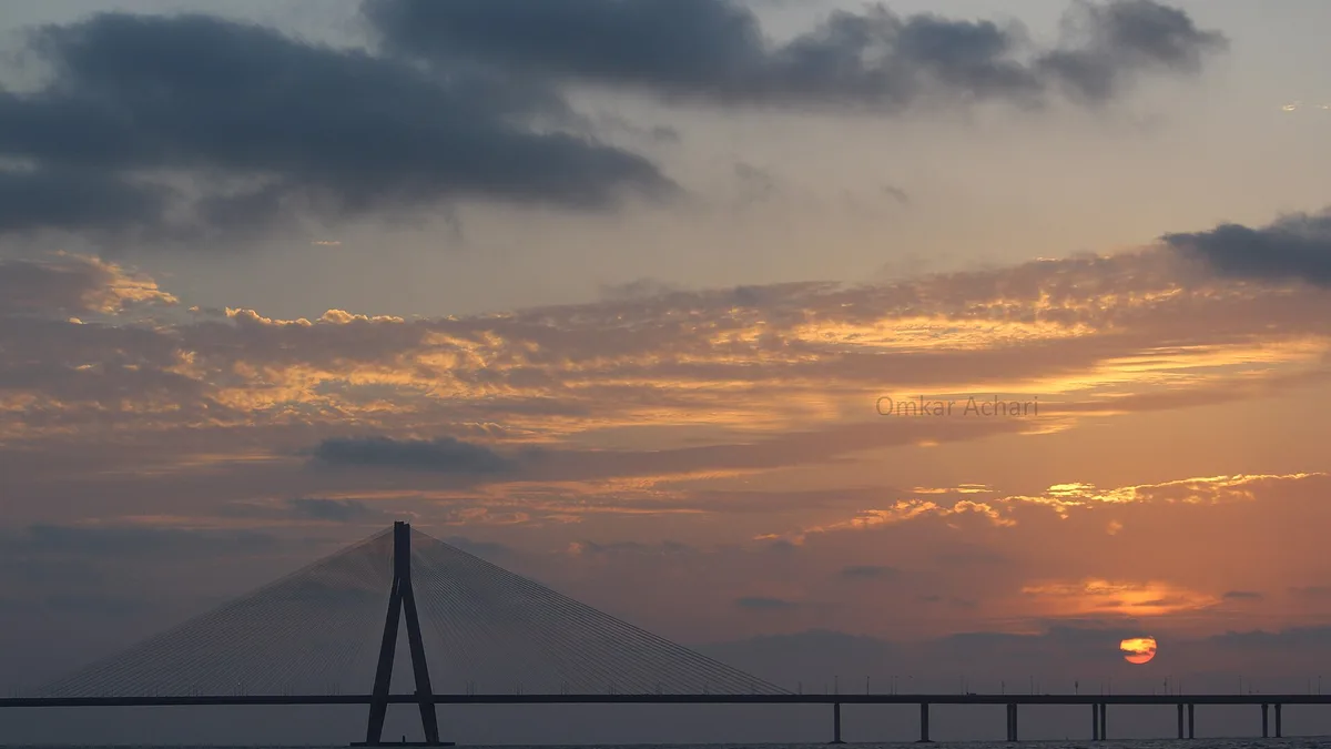 Bandra-Worli Sea Link in India