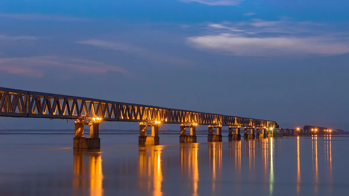Bogibeel Bridge in India