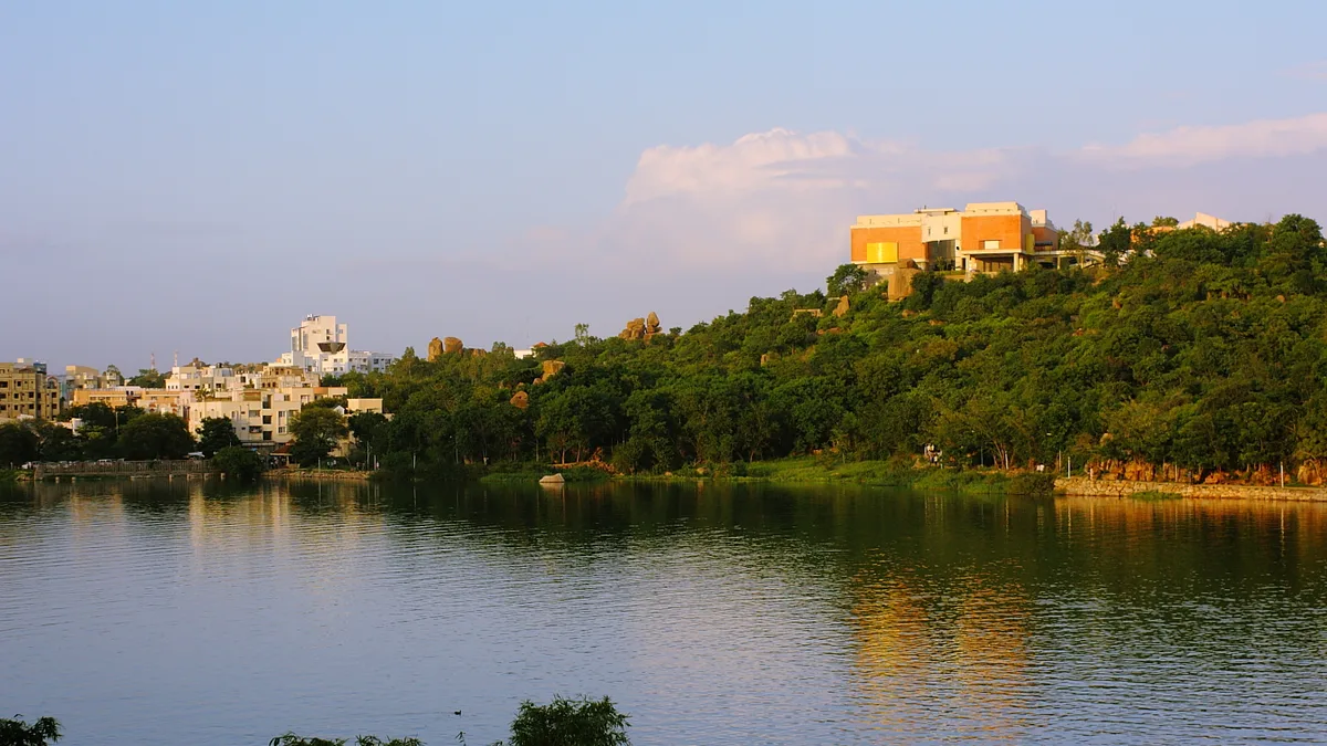 Durgam Cheruvu Cable Bridge in India