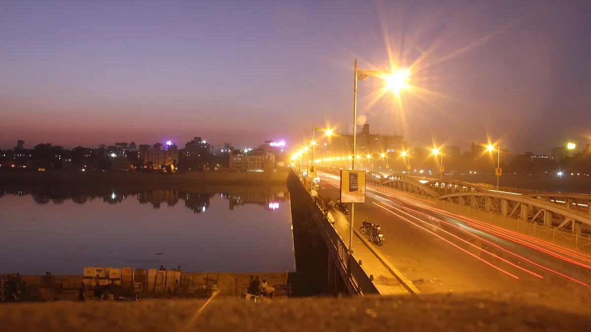 Ellis Bridge in India