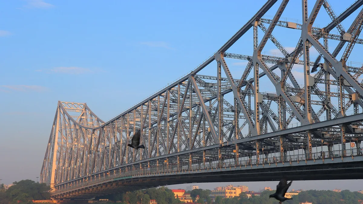 Howrah Bridge in India