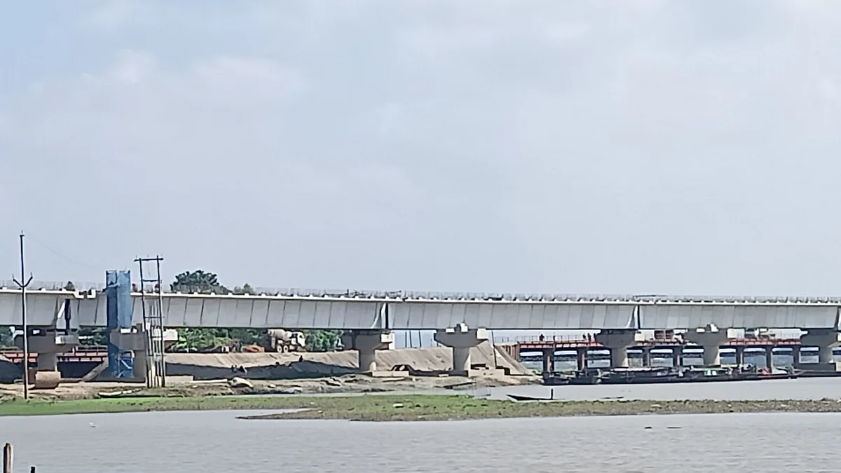 Dhubri-Phulbari Bridge in India