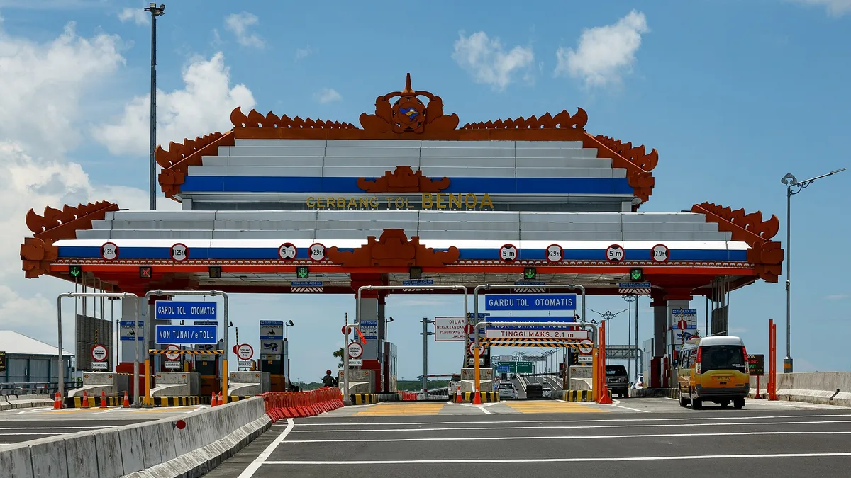 Bali Mandara Toll Road in Indonesia