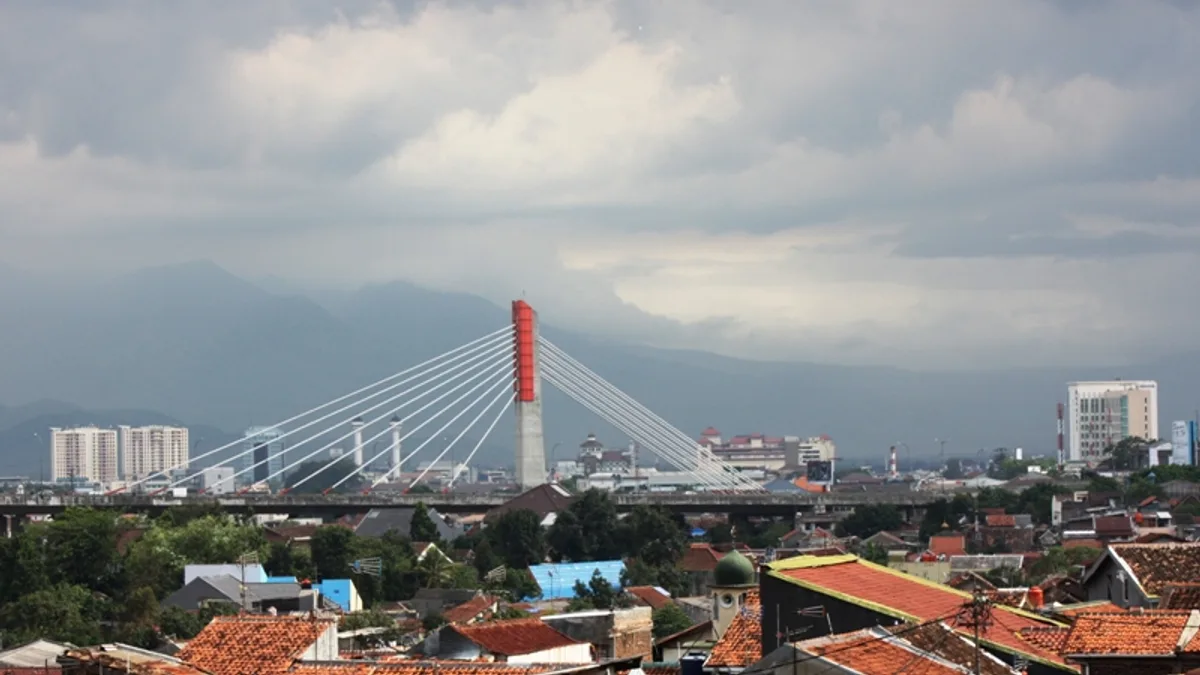Pasupati Bridge in Indonesia