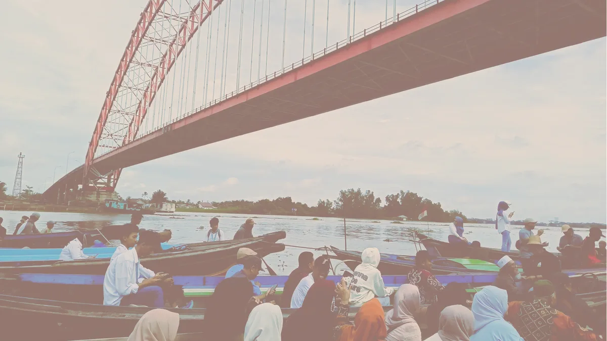 Rumpiang Bridge in Indonesia
