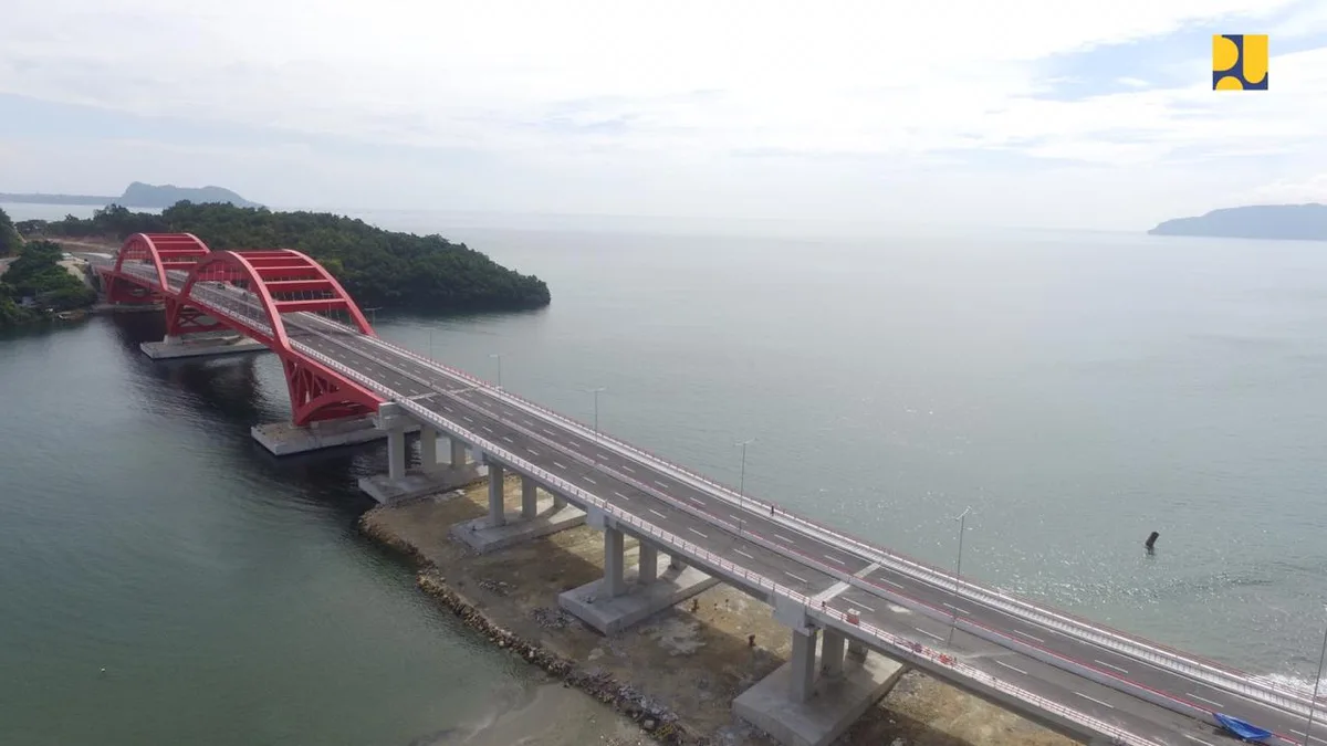 Youtefa Bridge in Indonesia