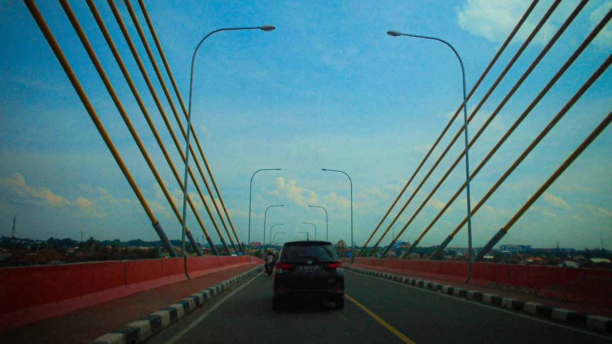 Musi IV Bridge in Indonesia