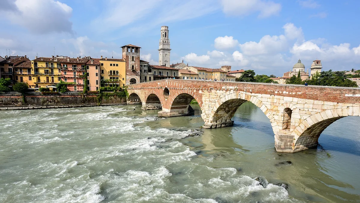Ponte Pietra in Italy