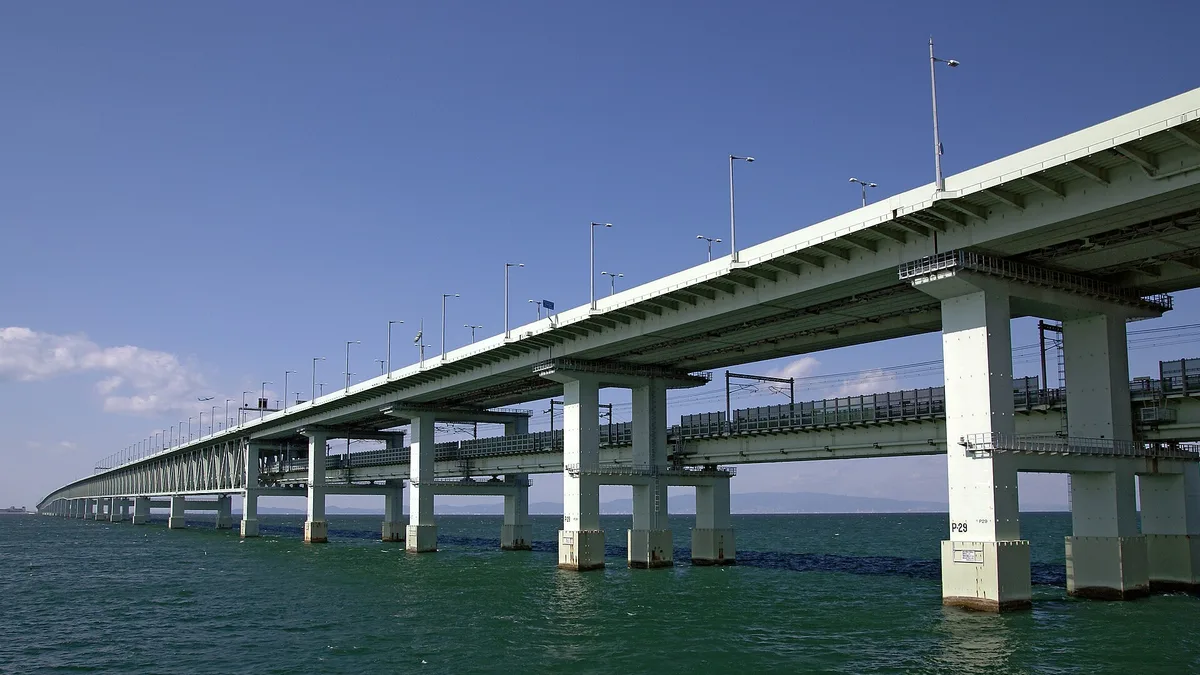Kansai International Airport Sky Gate Bridge R in Japan