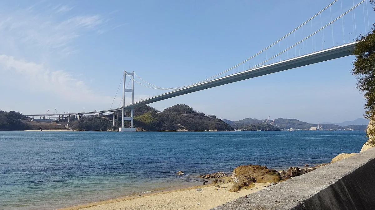 Kurushima Kaikyo Bridge in Japan