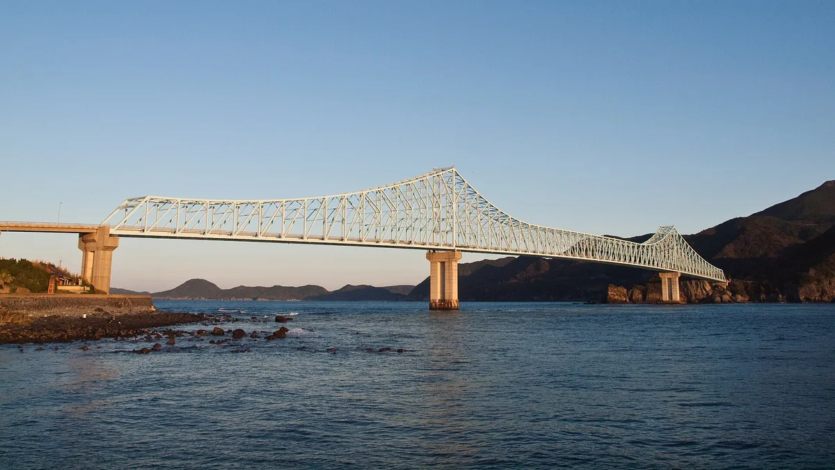 Ikitsuki Bridge in Japan